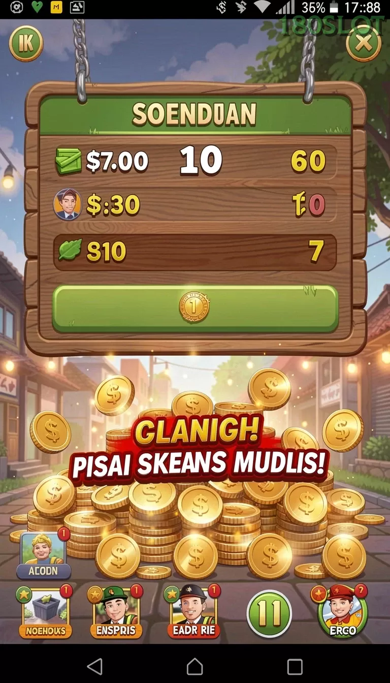 Cuplikan layar DOLAR138 — menu navigasi