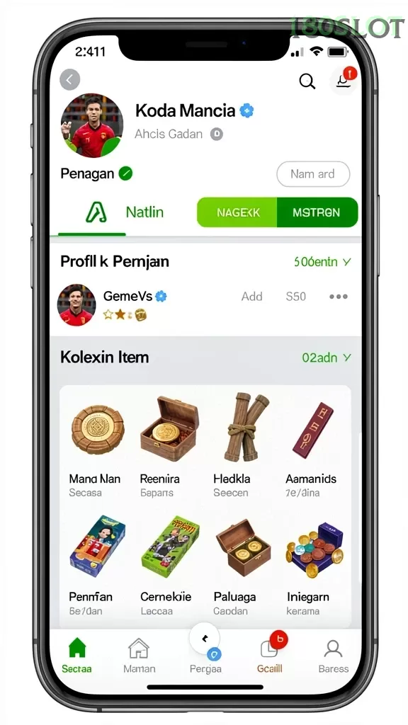 Cuplikan layar RSNVIP7 — menu navigasi